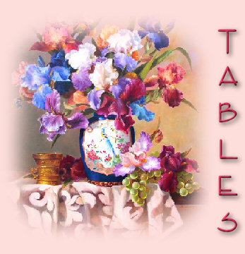 Floral Image Tables